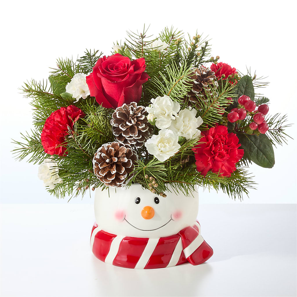 Jolly Snowman Bouquet –  Executive Flowers, El Paso TX