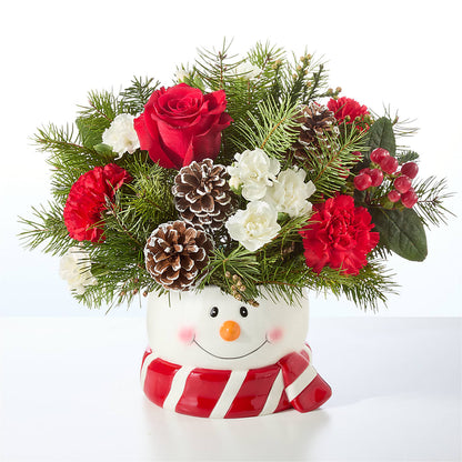 Jolly Snowman Bouquet –  Executive Flowers, El Paso TX