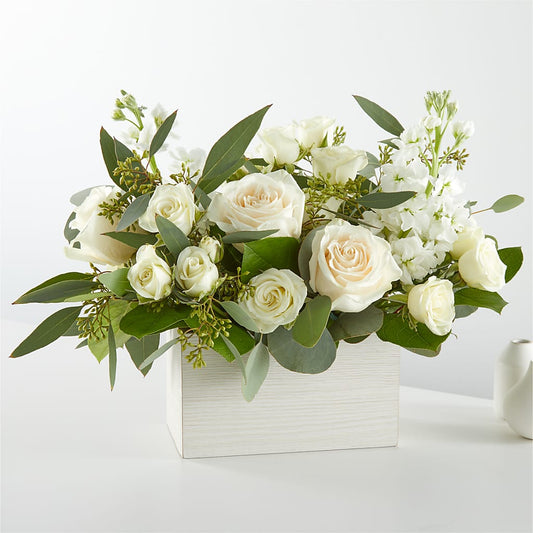 Fresh Linen Box Bouquet –  Executive Flowers, El Paso TX