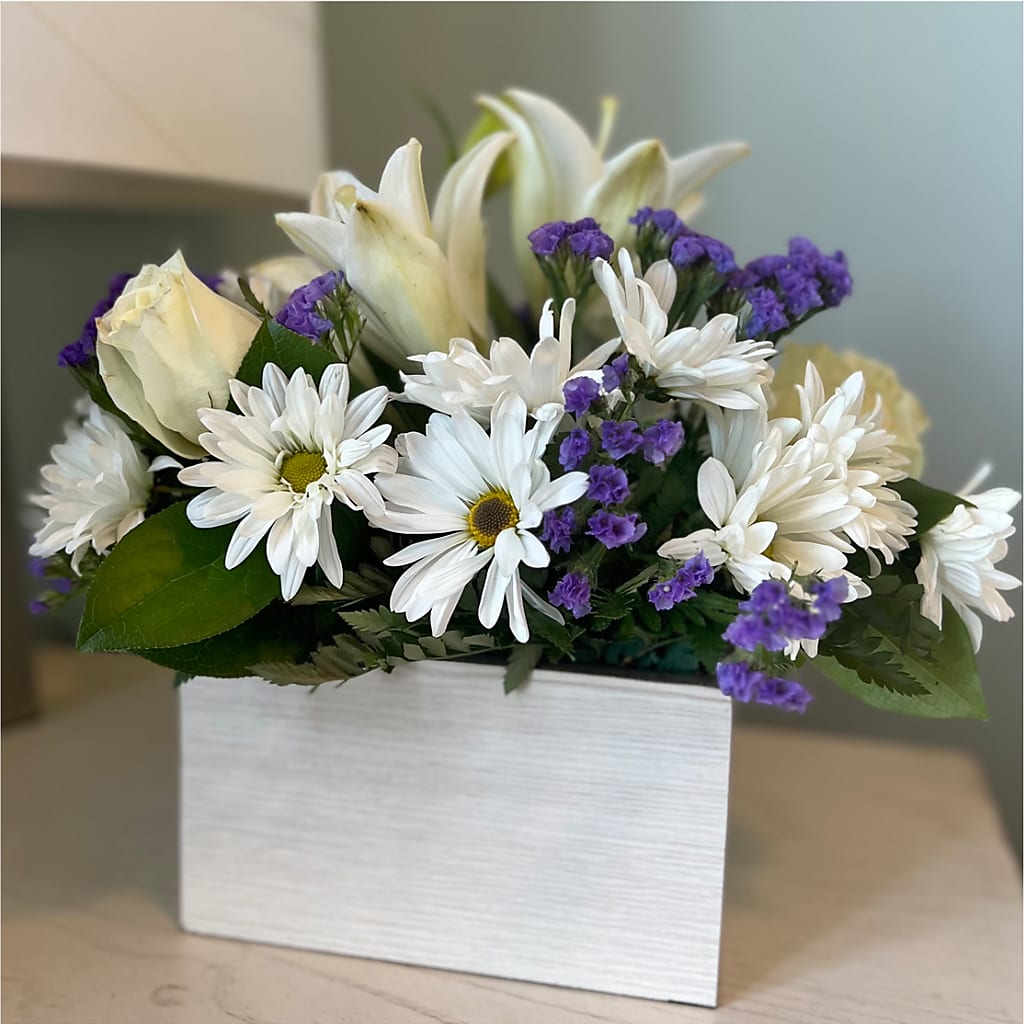 Beyond Blue Box Bouquet –  Executive Flowers, El Paso TX