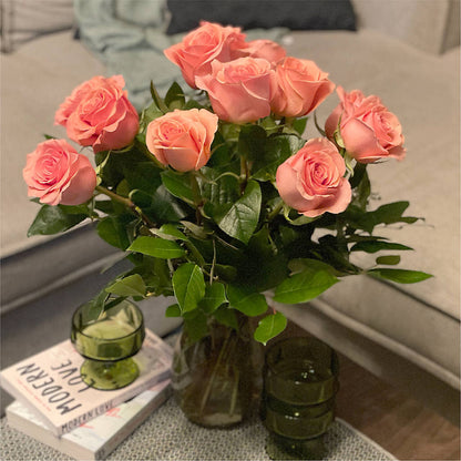 Long Stem Pink Rose Bouquet –  Executive Flowers, El Paso TX