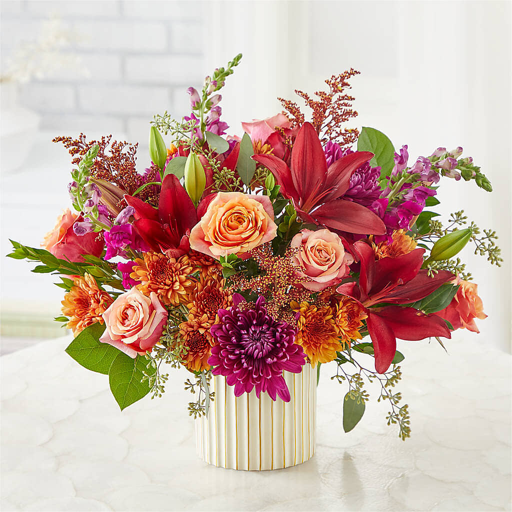 Burgundy Landscape Bouquet –  Executive Flowers, El Paso TX