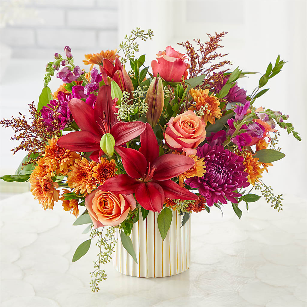 Burgundy Landscape Bouquet –  Executive Flowers, El Paso TX