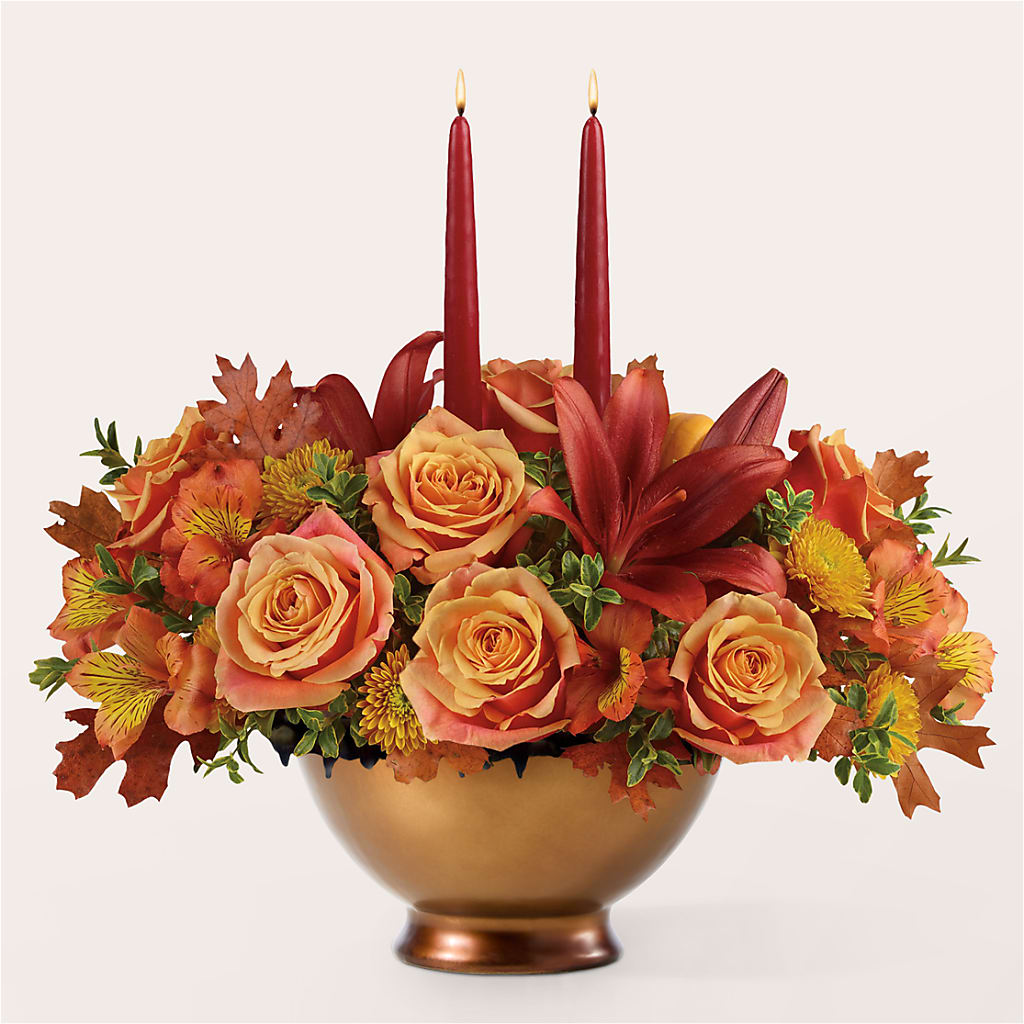 Harvest Table Centerpiece –  Executive Flowers, El Paso TX