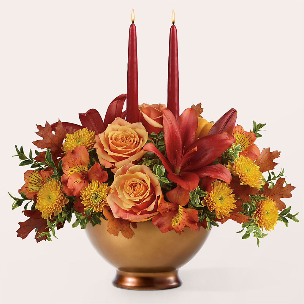Harvest Table Centerpiece –  Executive Flowers, El Paso TX
