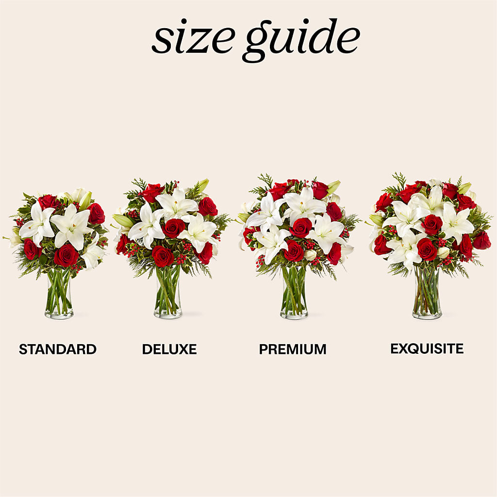Sparkling Snowflakes Bouquet –  Executive Flowers, El Paso TX