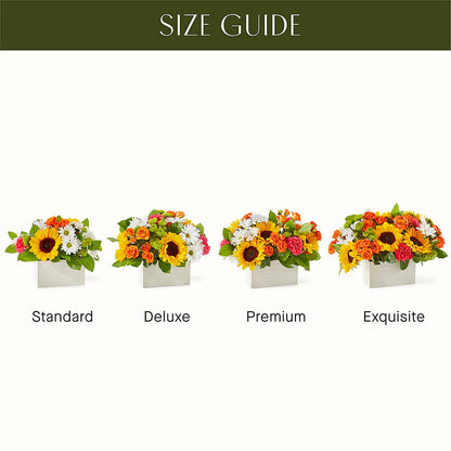 Sun-drenched Blooms Box Bouquet –  Executive Flowers, El Paso TX