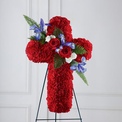 Faithful Hero Floral Cross –  Executive Flowers, El Paso TX