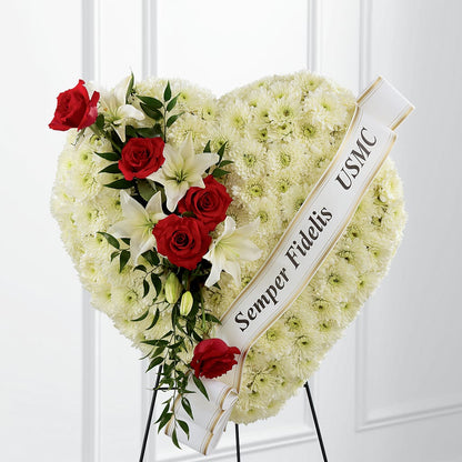 Heartfelt Hero Standing Heart –  Executive Flowers, El Paso TX