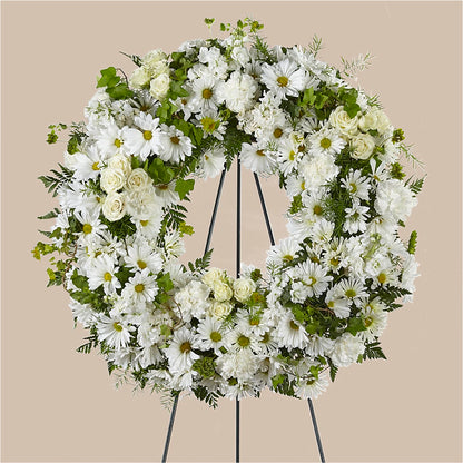 Faithful Wishes Wreath –  Executive Flowers, El Paso TX