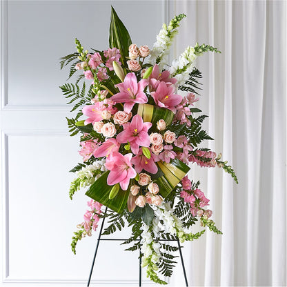 Elegant Embrace Standing Spray –  Executive Flowers, El Paso TX
