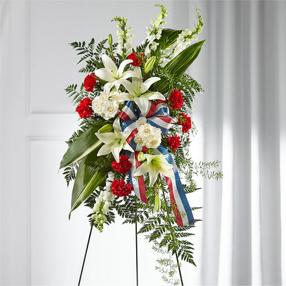 Stars of Life Standing Spray –  Executive Flowers, El Paso TX