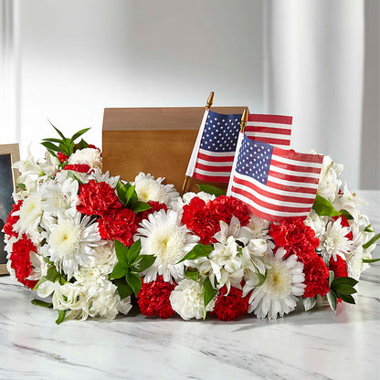 Spirit of Patriotism Cremation Adornment –  Executive Flowers, El Paso TX