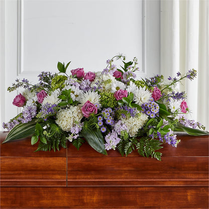 Meadows of Serenity Casket Spray –  Executive Flowers, El Paso TX
