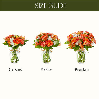 Apricot Glow Bouquet –  Executive Flowers, El Paso TX
