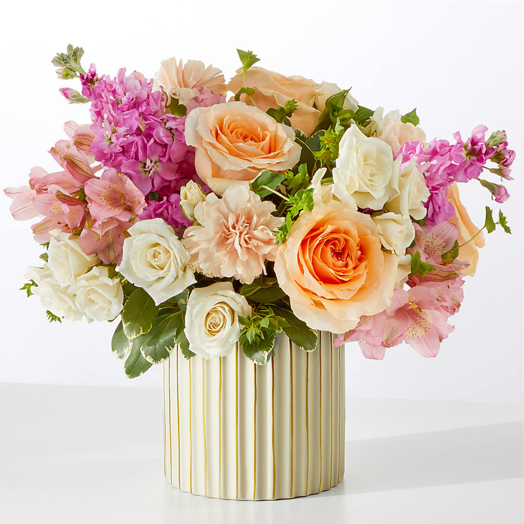 Paradise Bouquet with Ivory Vase –  Executive Flowers, El Paso TX