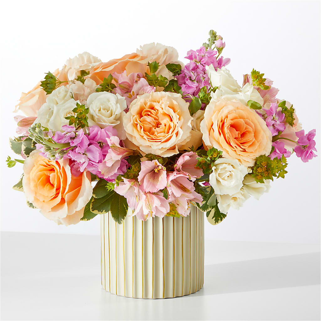 Paradise Bouquet with Ivory Vase –  Executive Flowers, El Paso TX
