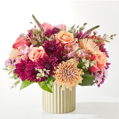 Berry Cobbler Bouquet with Ivory Vase –  Executive Flowers, El Paso TX