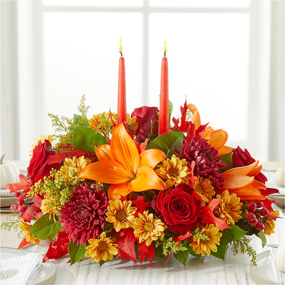 Autumn's Embrace Centerpiece –  Executive Flowers, El Paso TX