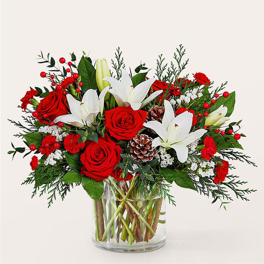 Best in Snow Bouquet –  Executive Flowers, El Paso TX