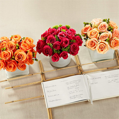 Dawn Rose Centerpiece –  Executive Flowers, El Paso TX
